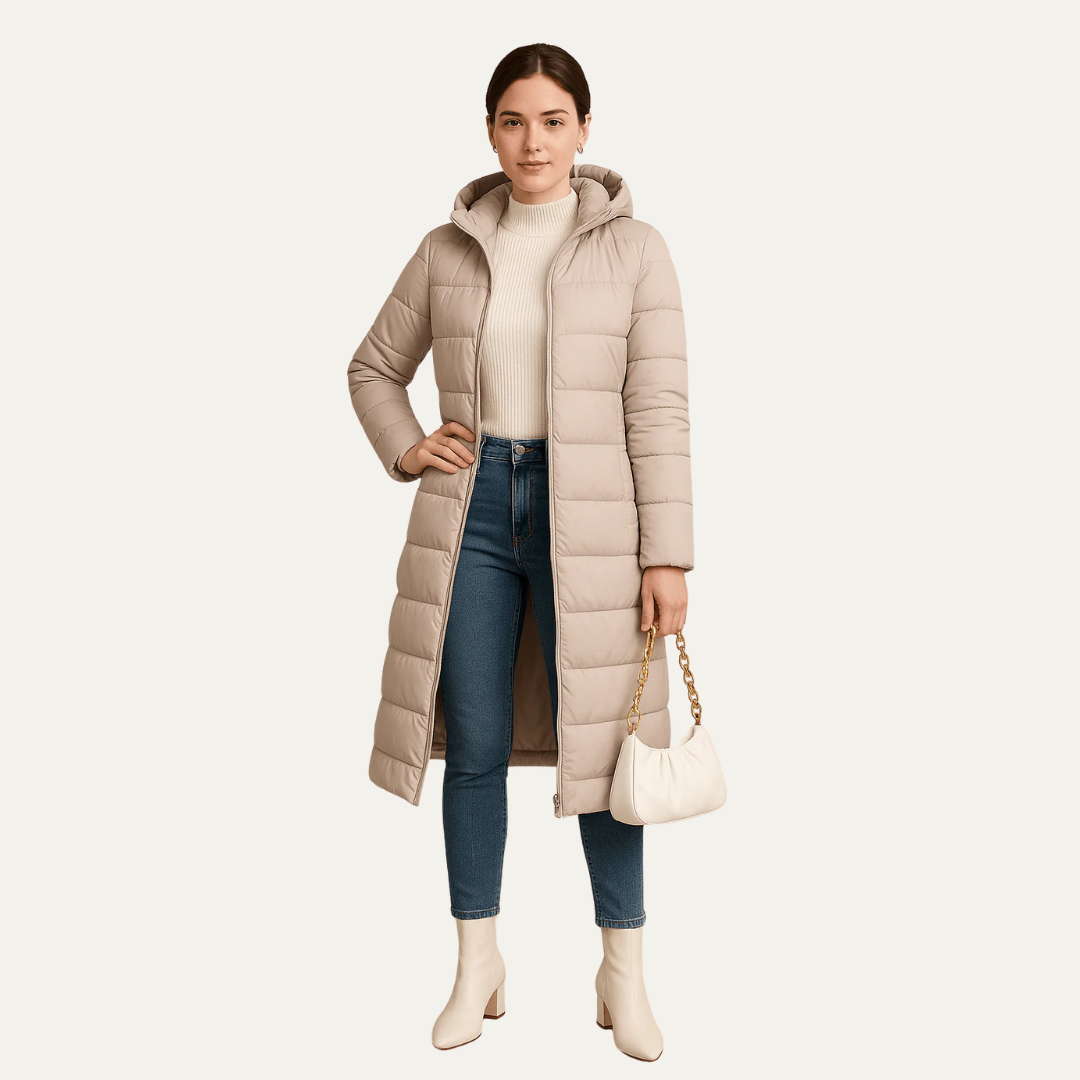 VogeLuxe | Women’s Maxi-Length Puffer Coat