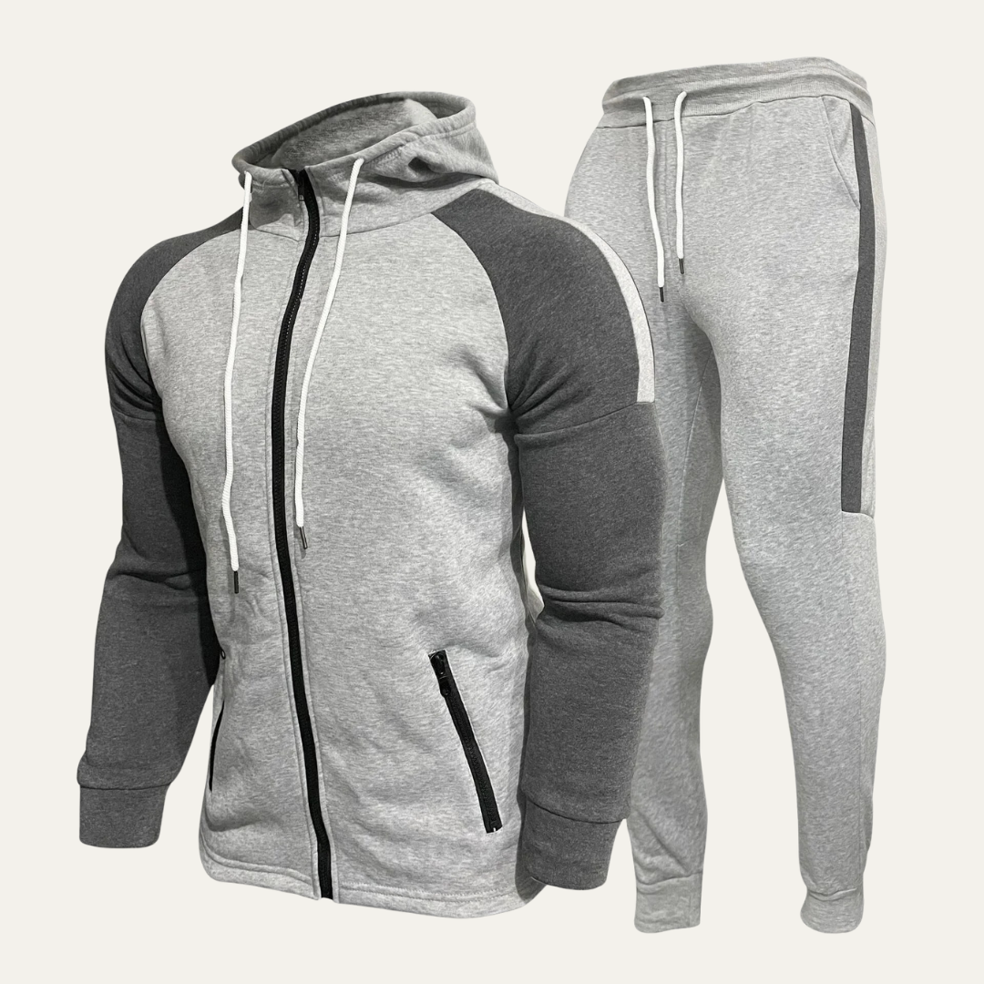 VogeLuxe | Men’s Slim Fit Hooded Tracksuit Set