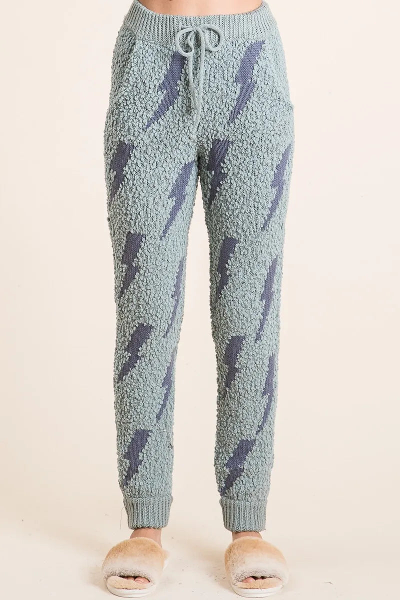 Soft Knit Textured Jogger Pants - BritishElegance