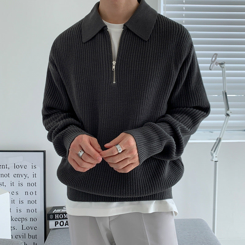 Classic Crew Neck Knit Sweater – Soft Premium Style