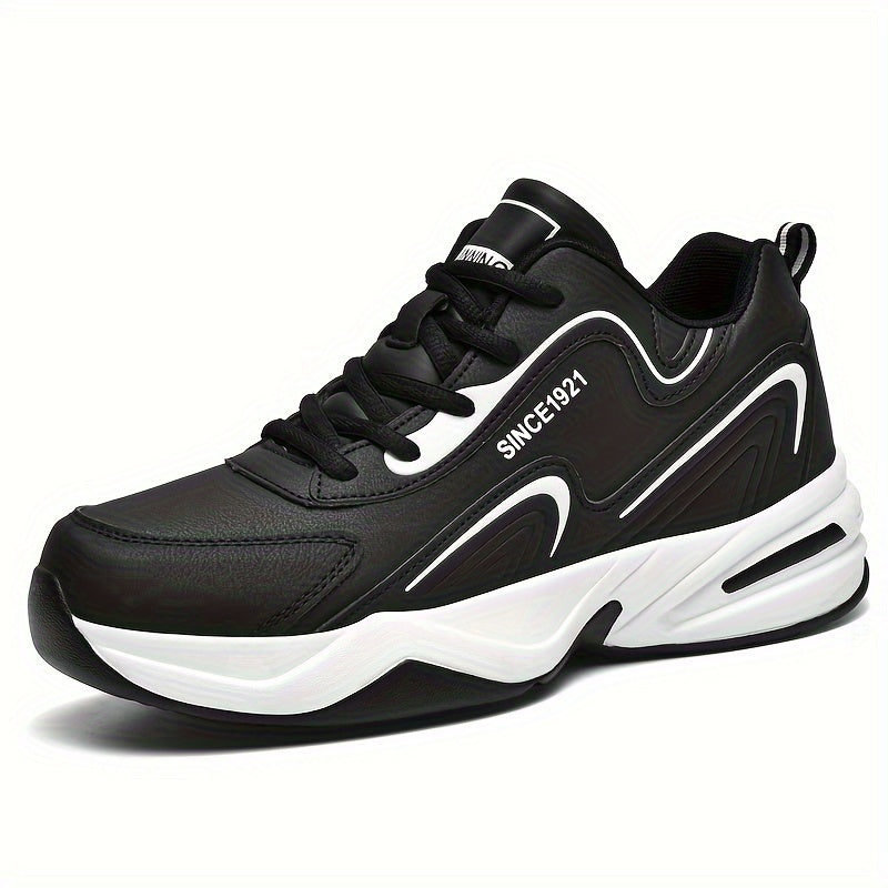 Men's Breathable Lightweight Grip Lace-Up Running Shoes