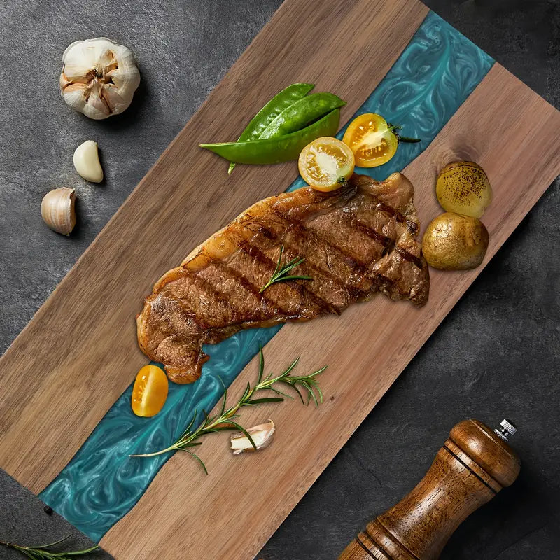 Natural Wood Cheese Serving Board - VogeLuxe