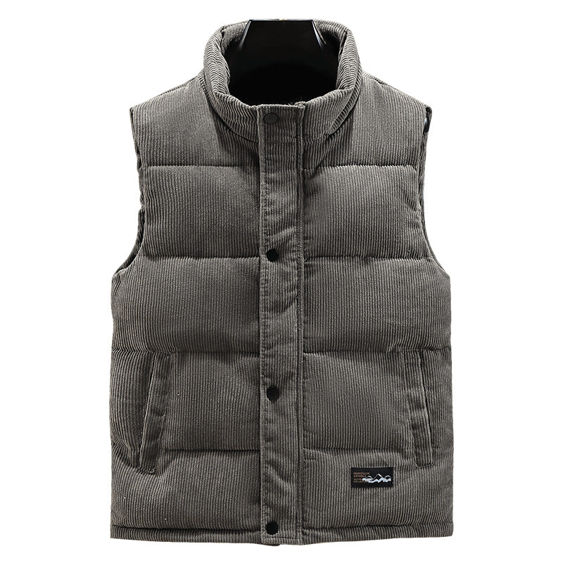 Quilted Men's Corduroy Gilet Vest