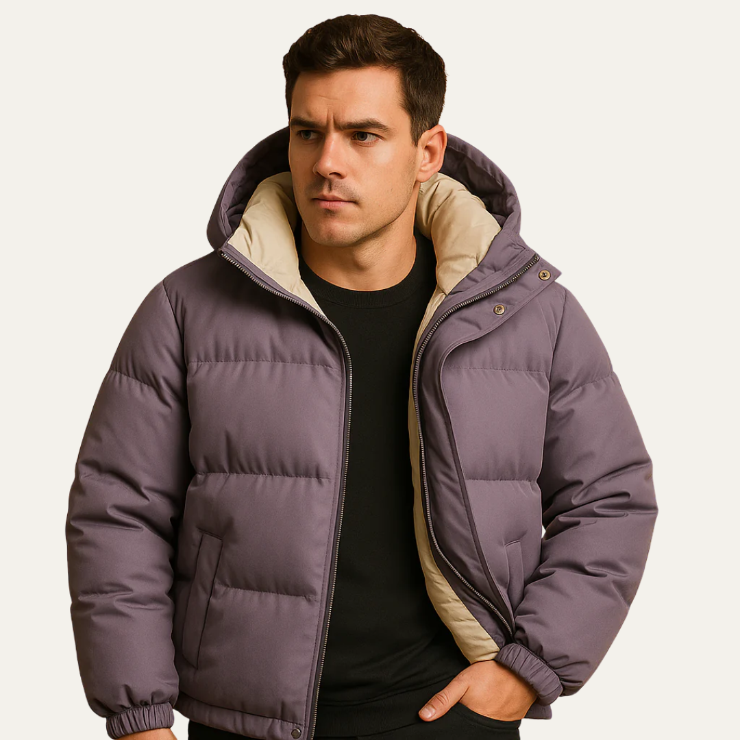 VogeLuxe | Men’s Quilted Puffer Down Jacket
