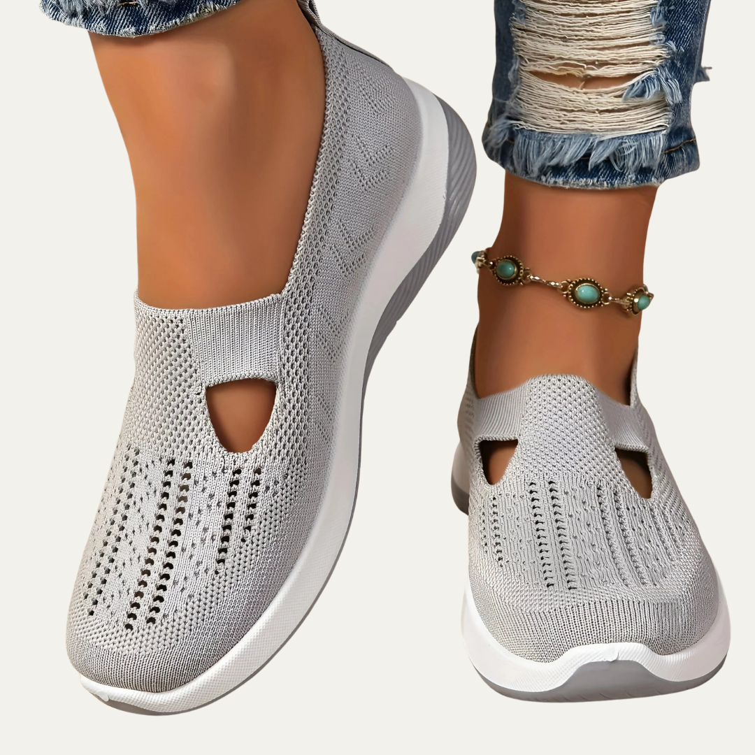 VogeLuxe | Women’s Breathable Mesh Slip On Sneakers