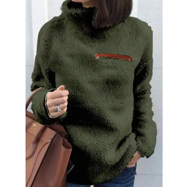 Cozy Women's Zip Up Winter Sweater