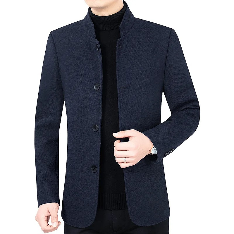 Men's Classic Fit Blazer with Four Button Front