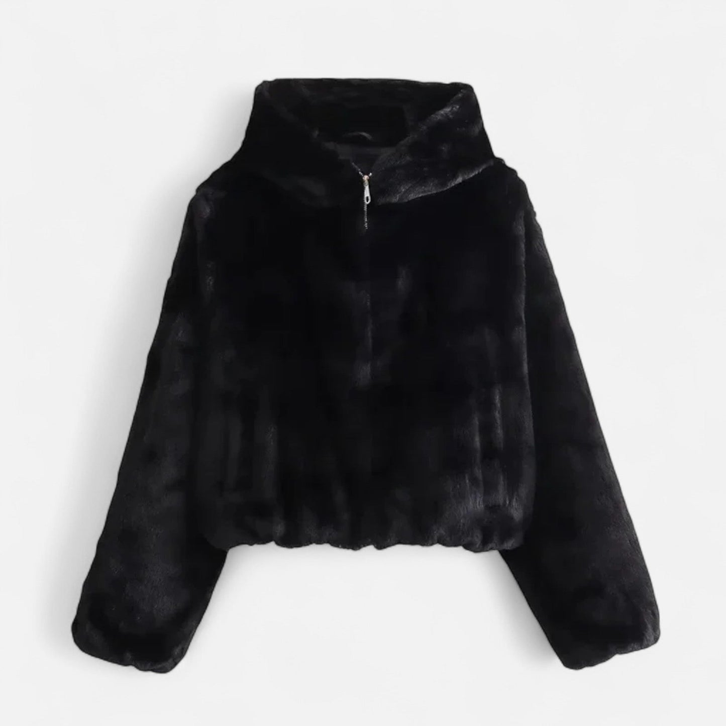 Soft Faux Fur Hooded Winter Coat for Women