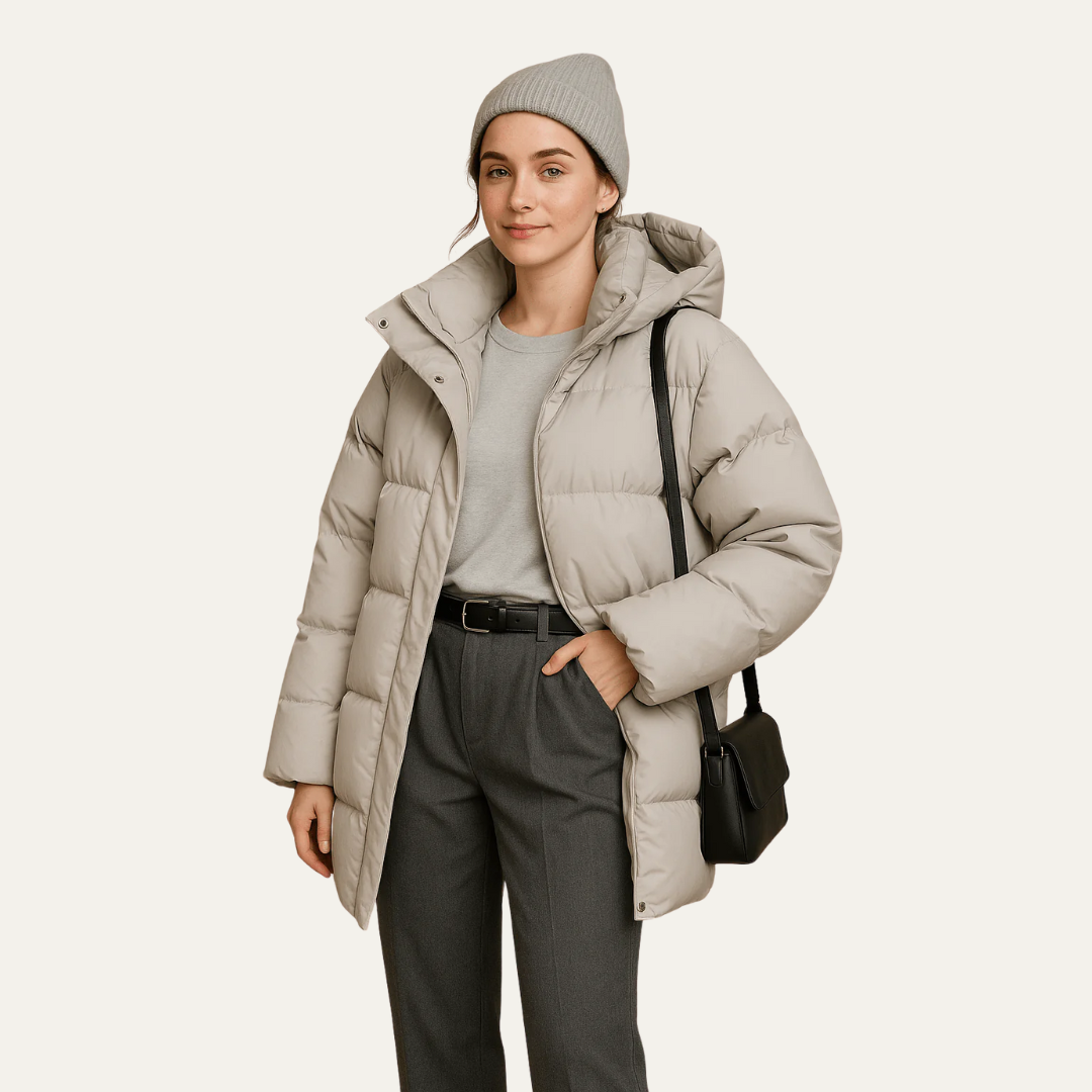 VogeLuxe | Women’s Short Quilted Puffer Jacket