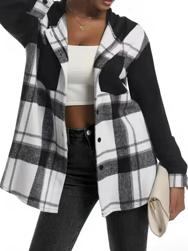 Warm Hooded Winter Jacket Classic Casual Style - VogeLuxe