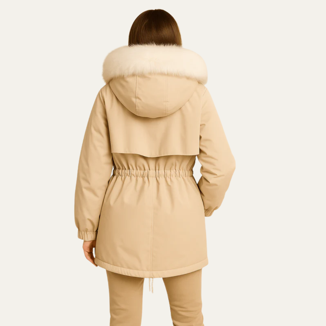 VogeLuxe | Women’s Stylish Hooded Parka Jacket