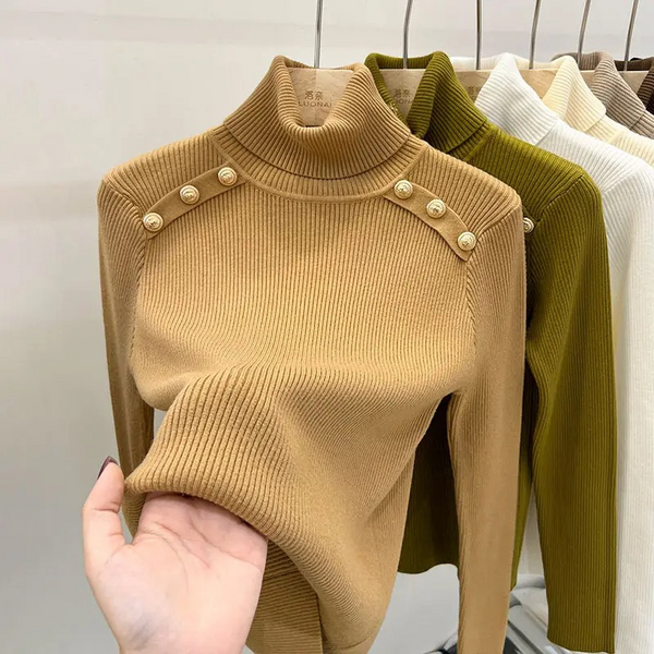 Women's Classic Fit Soft Winter Turtleneck Sweater