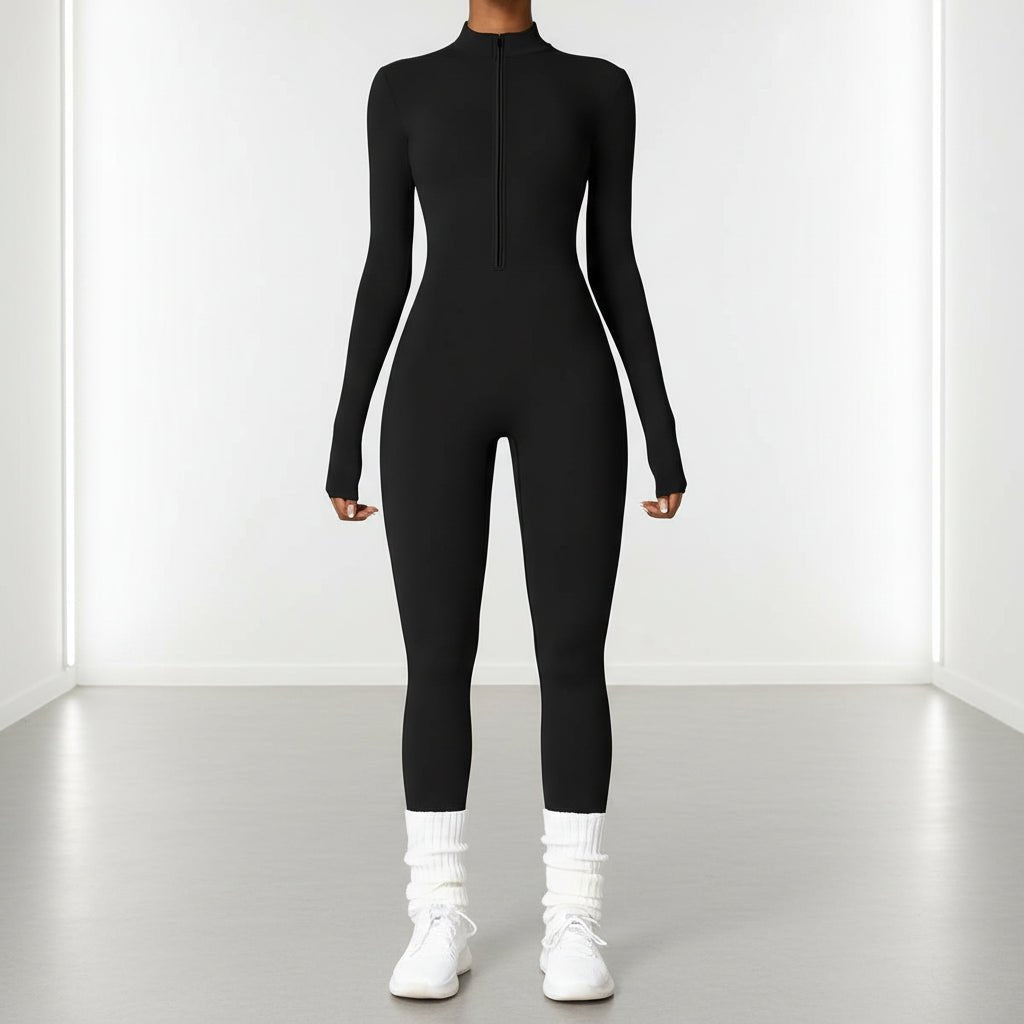 Flexible Fitness Jumpsuit Full Length Sportswear