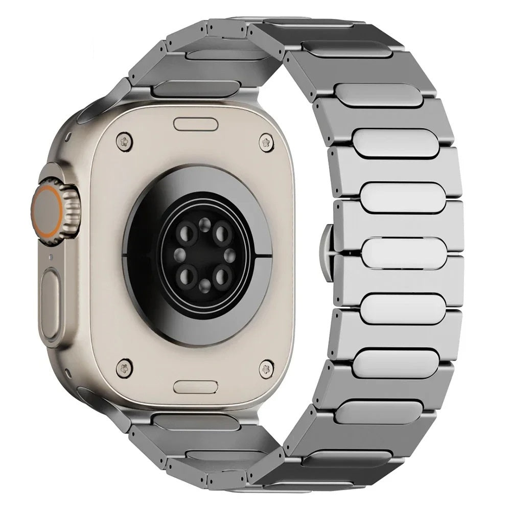 Durable Titanium Apple Watch Band With Secure Clasp