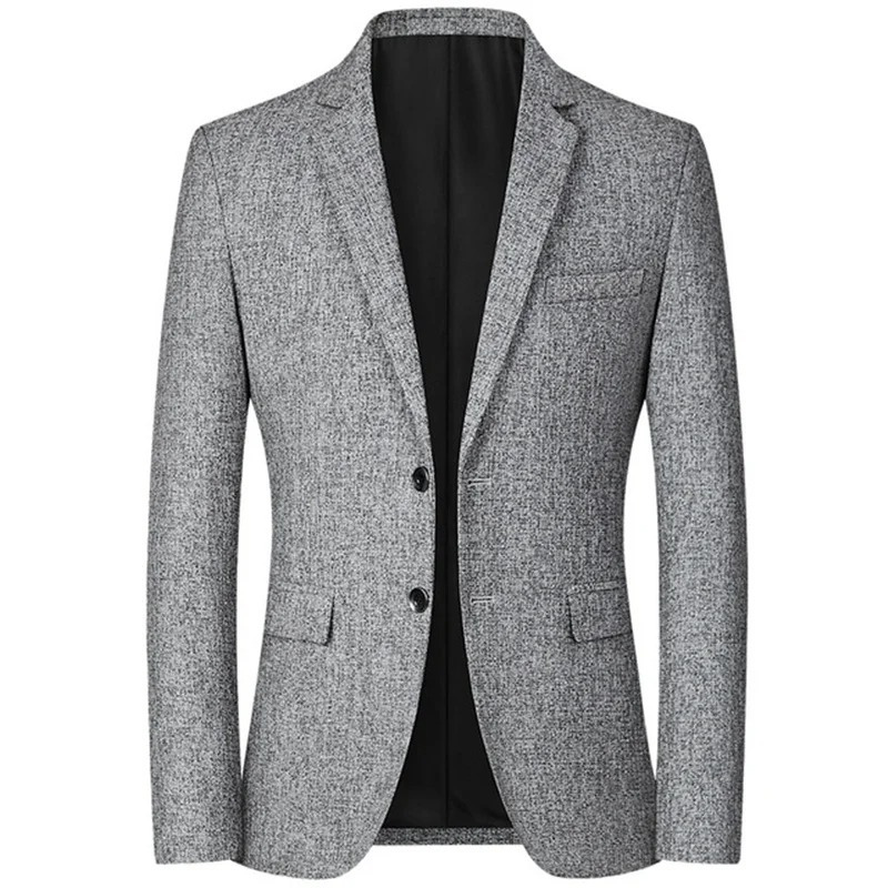 Slim Fit Mens Blazer Jacket Two Button Style
