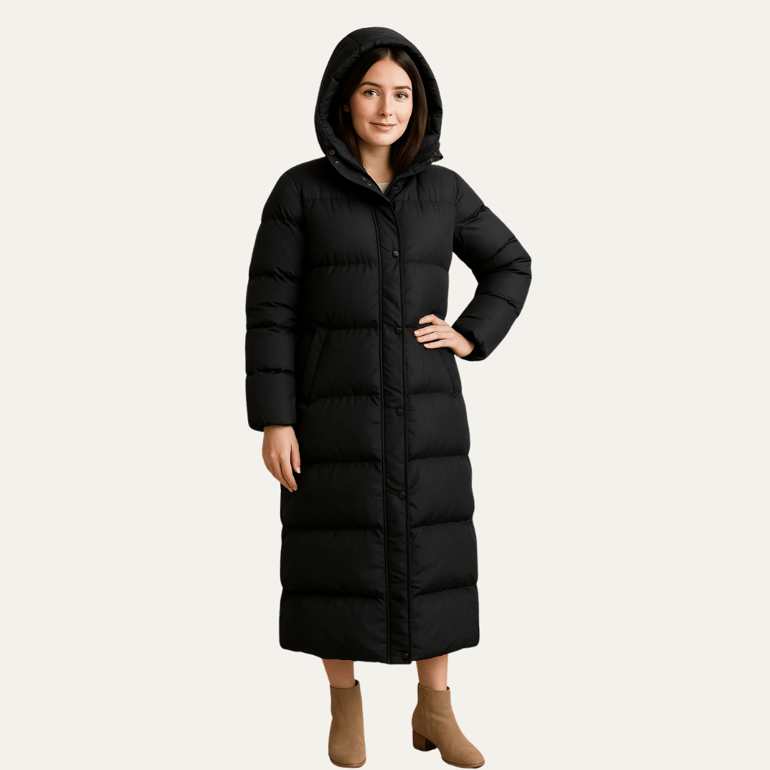 VogeLuxe | Women’s Oversized Maxi-Length Puffer Coat