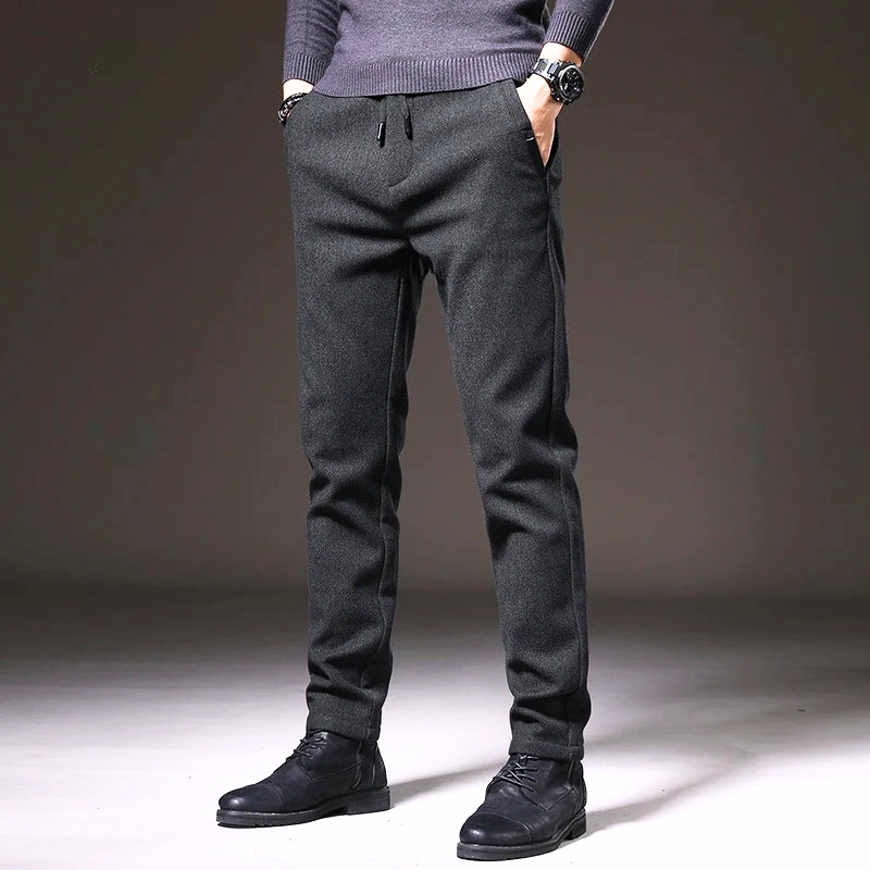 Men's Skinny Fit Jogger Pants with Elastic Waist