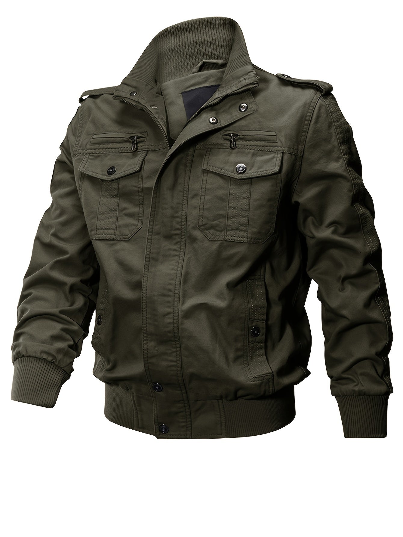 Waterproof Tactical Men's Jacket with Multiple Pockets
