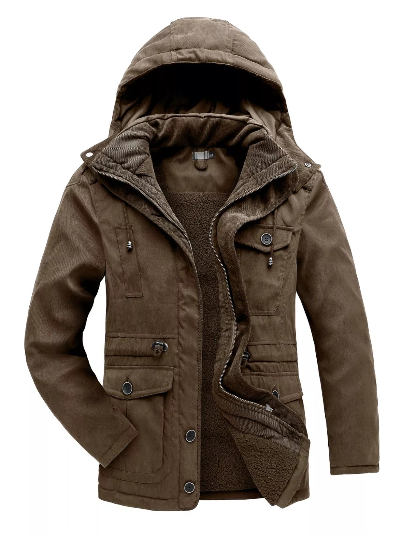 Warm Waterproof Men's Parka Coat
