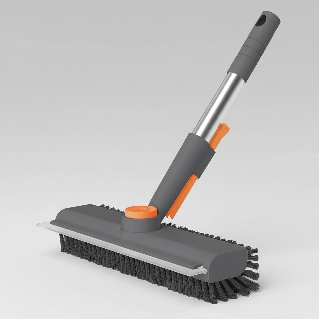 Heavy Duty Floor Scrubber Brush with Extendable Handle