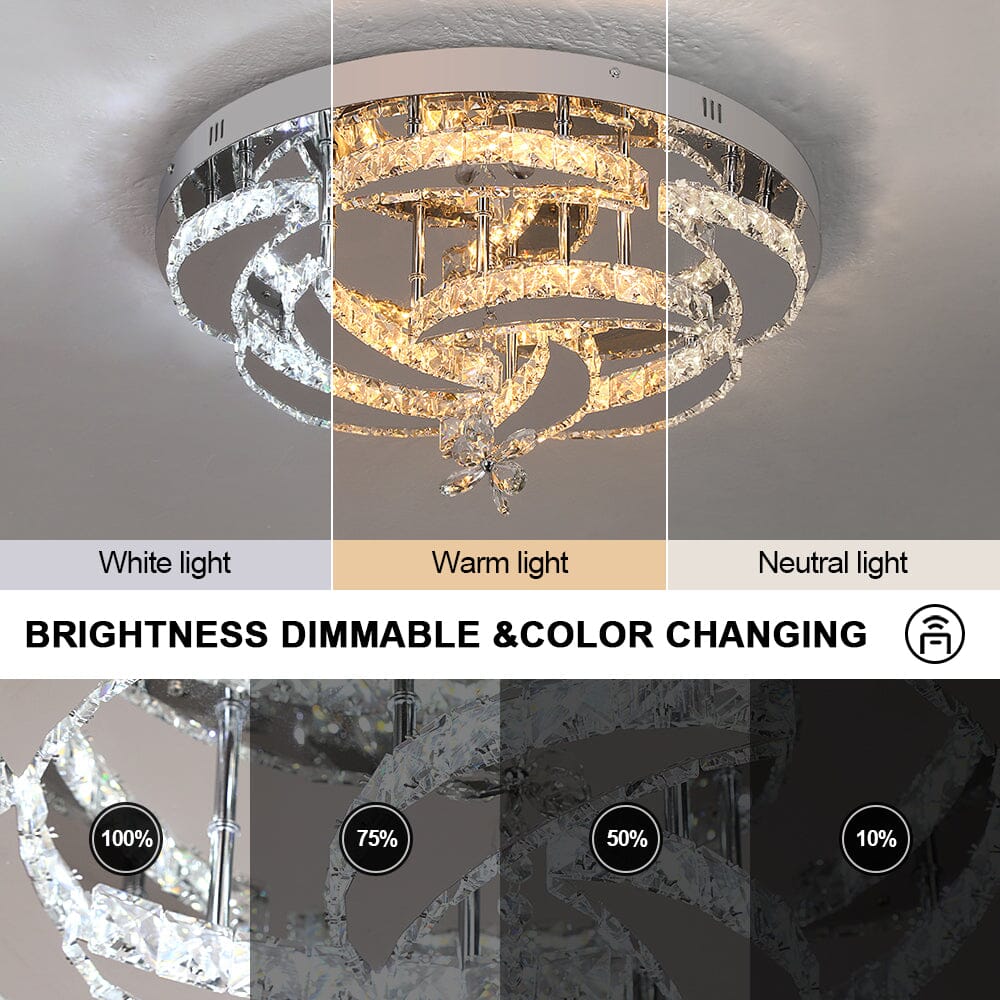 Luxurious Glass Drop Ceiling Chandelier