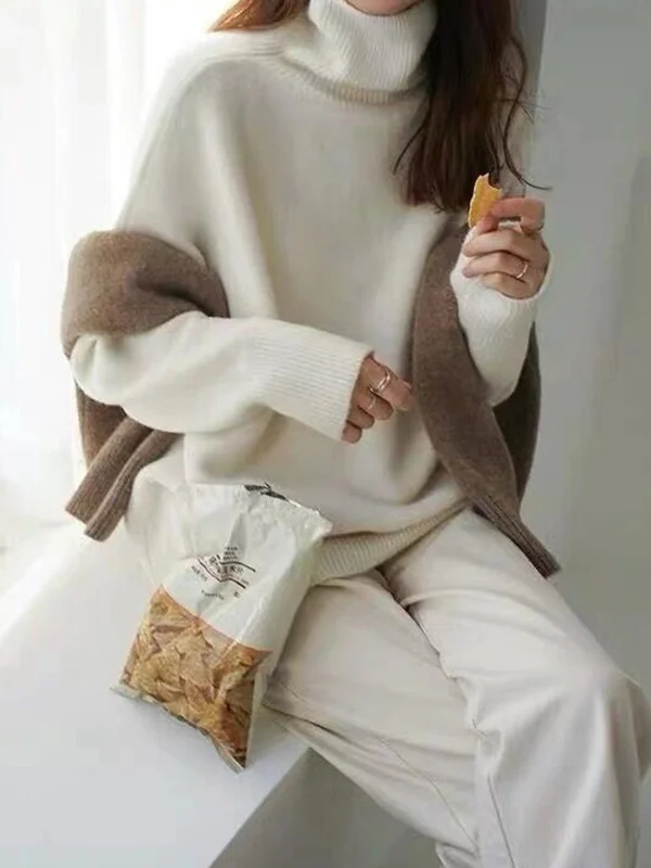 Women's Warm Long Sleeve Winter Sweater