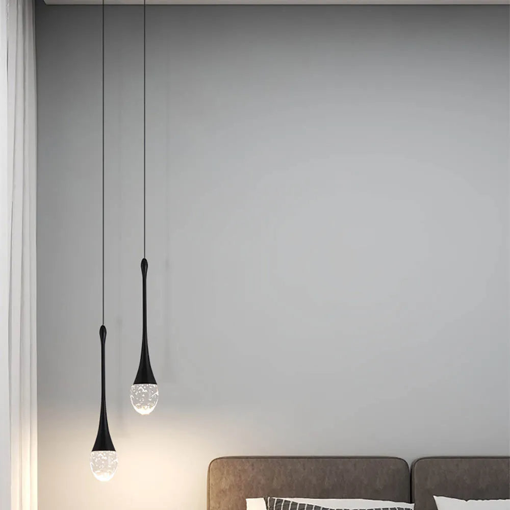 Stylish Glass Hanging Light with Soft Glow