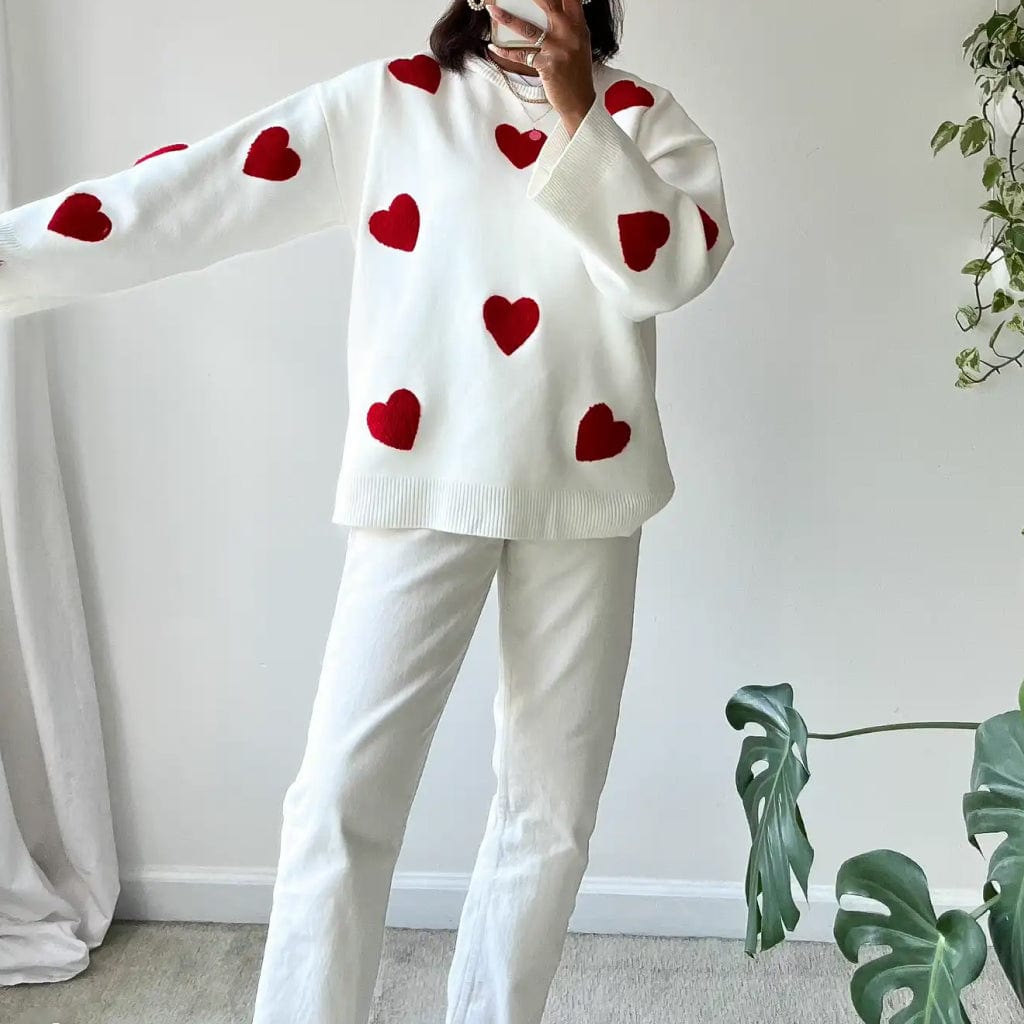 Stylish Heather Jumper for Winter - VogeLuxe