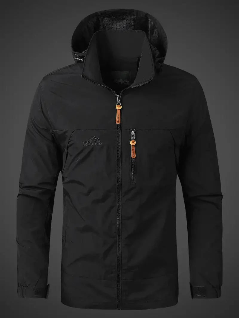 Classic Hooded Outdoor Jacket for Men