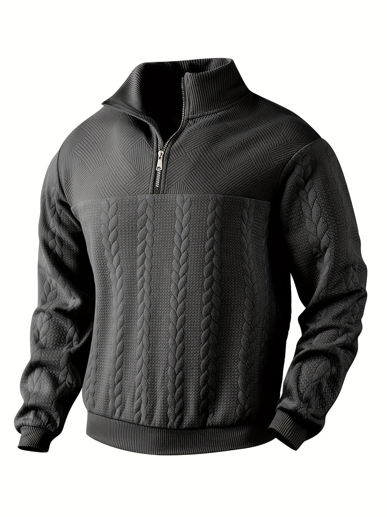 Men's Warm Crew Neck Winter Sweater