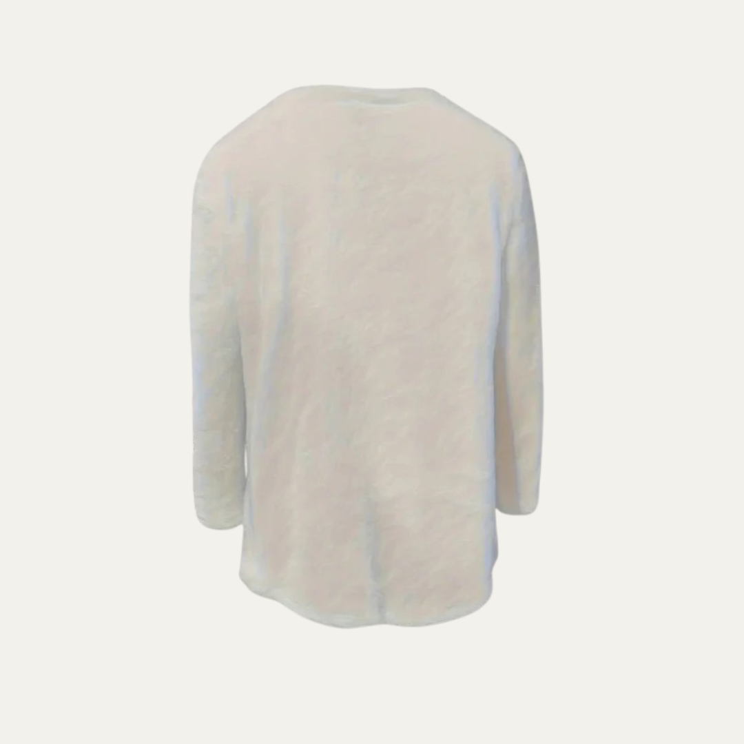 VogeLuxe | Women’s Fuzzy Christmas Tree Sherpa Lounge Top