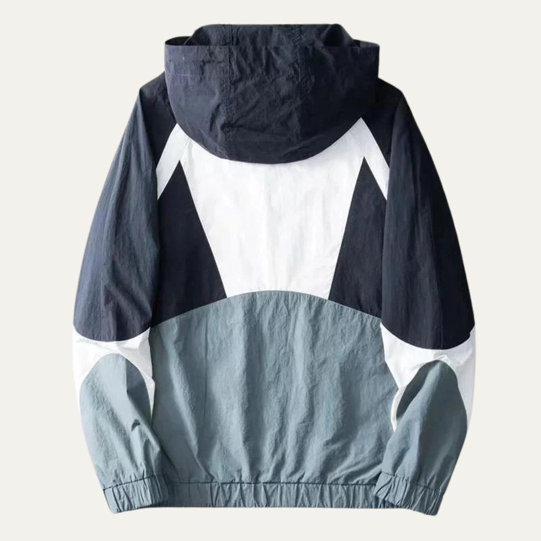 VogeLuxe | Men’s Active Colorblock Windbreaker