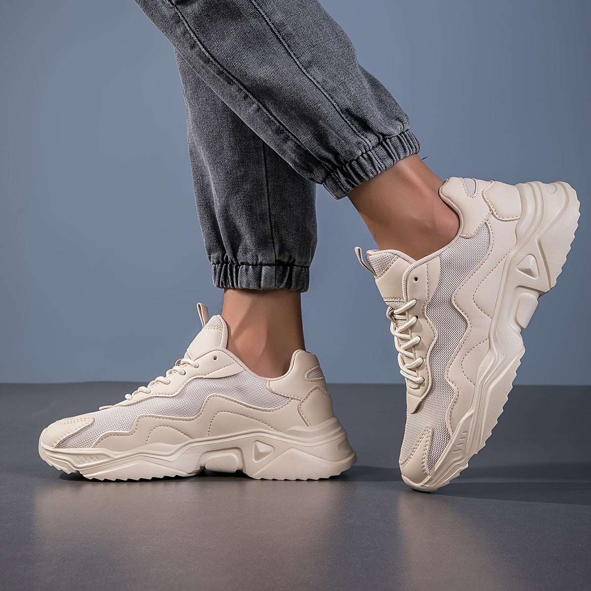 Comfy Classic White Sneakers For Men