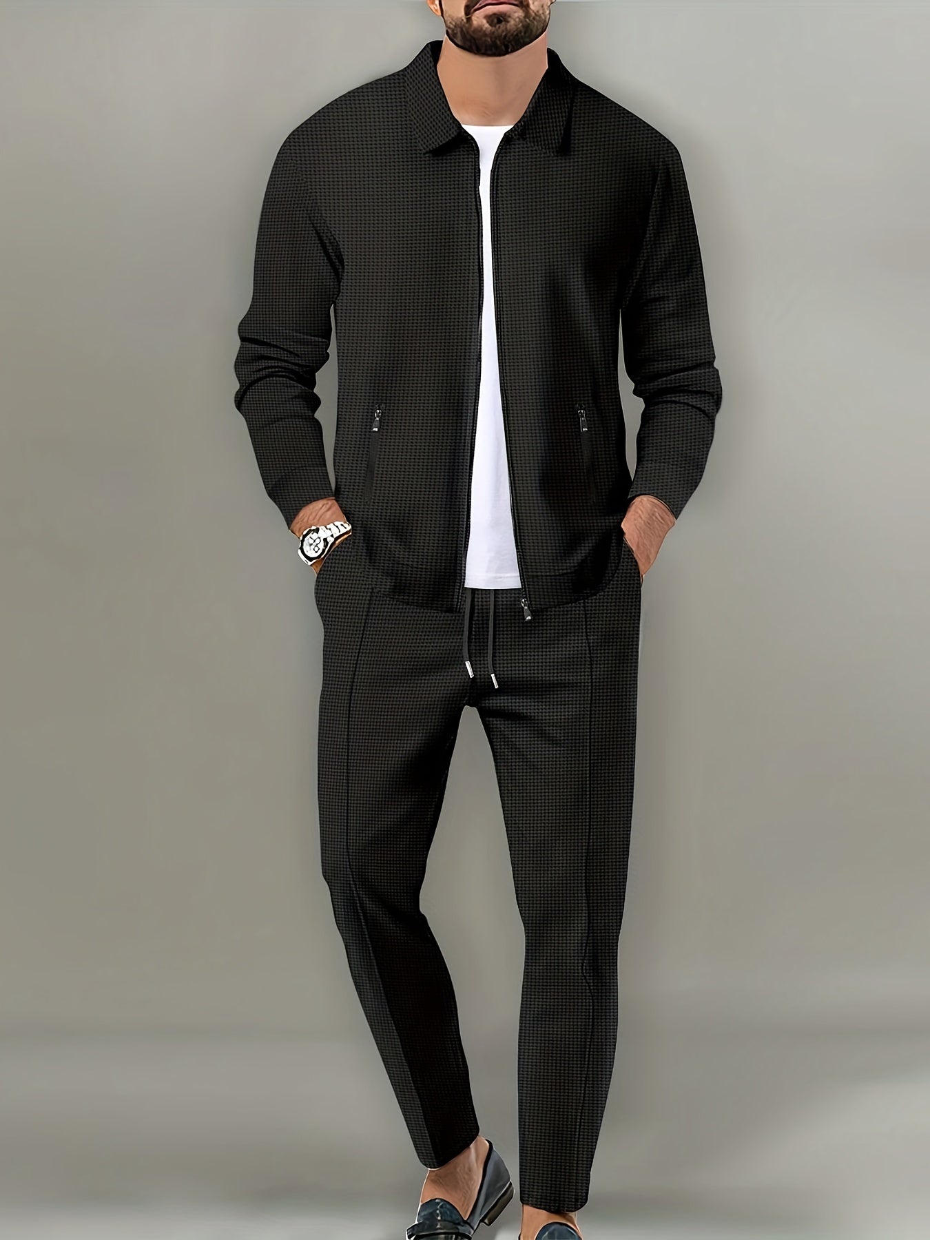 Comfortable Sports Hoodie Tracksuit Set for Men