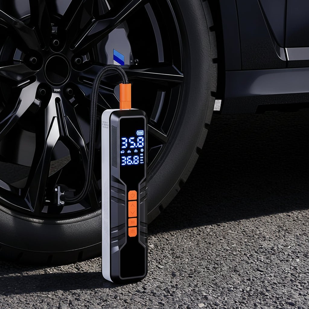 Compact Air Pump Compressor for Car Bike Ball Inflate