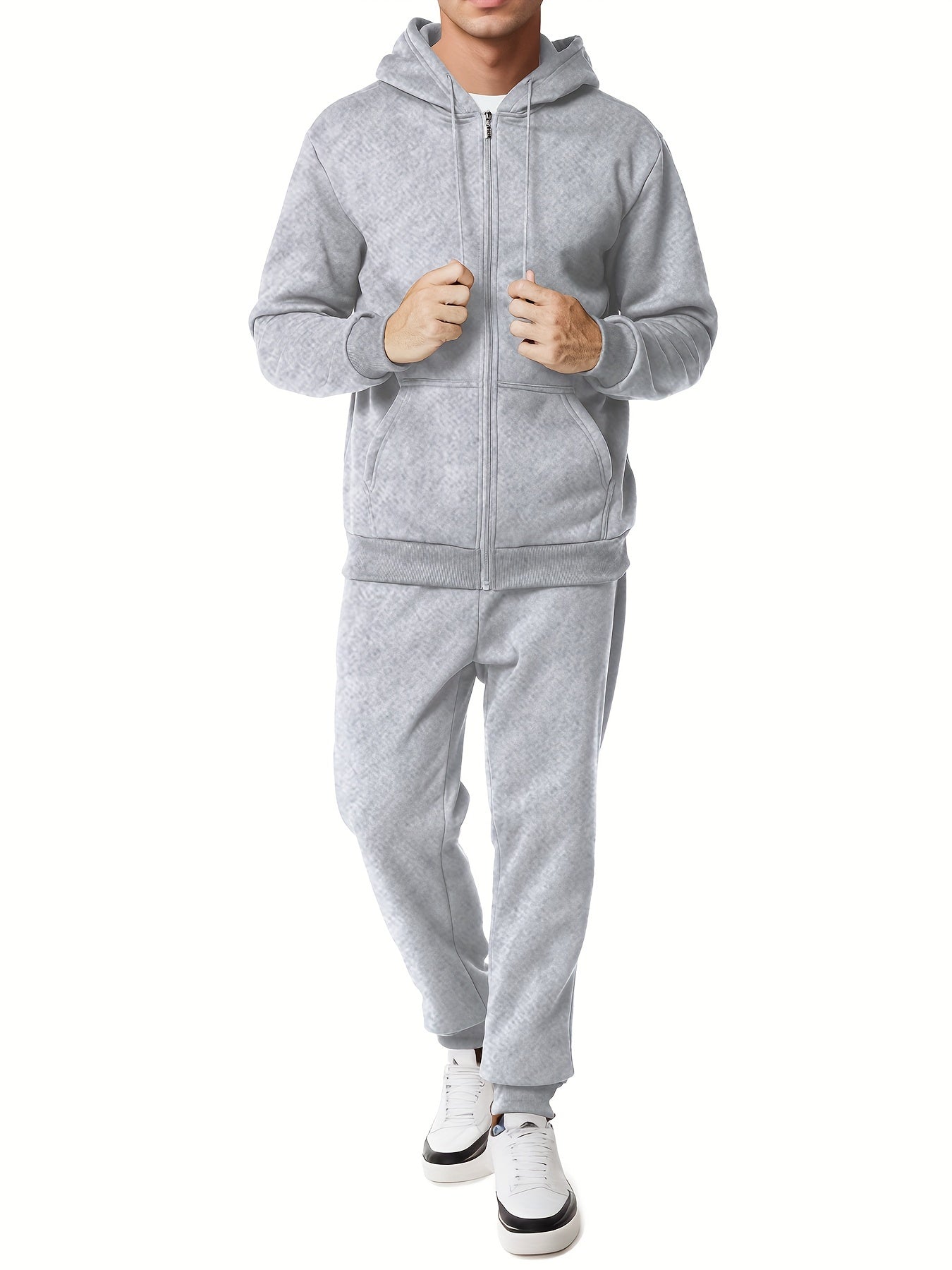 Classic Comfortable Men's Tracksuit Hoodie and Pants Set
