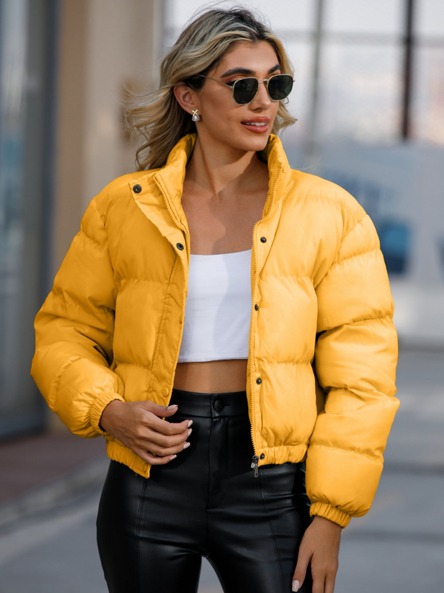 Soft Women's Padded Down Winter Jacket