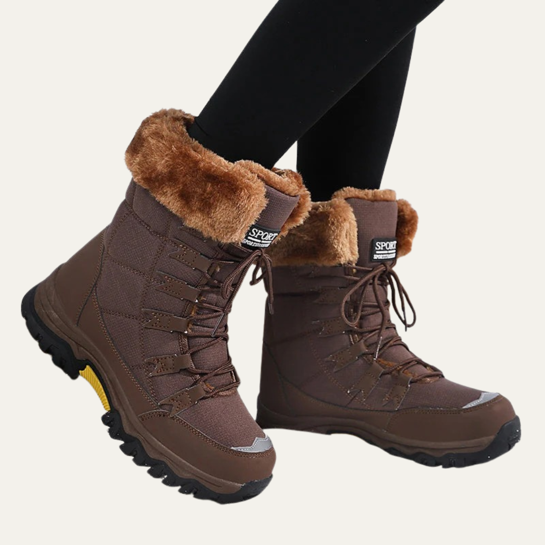 VogeLuxe | Women’s Heavy Duty Mid Calf Winter Platform Boots