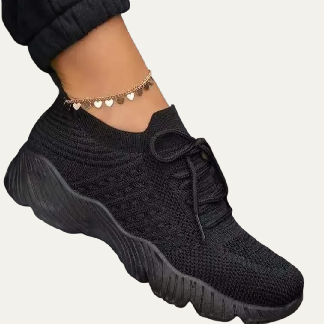 VogeLuxe | Women’s Lightweight Slip On Platform Sneakers