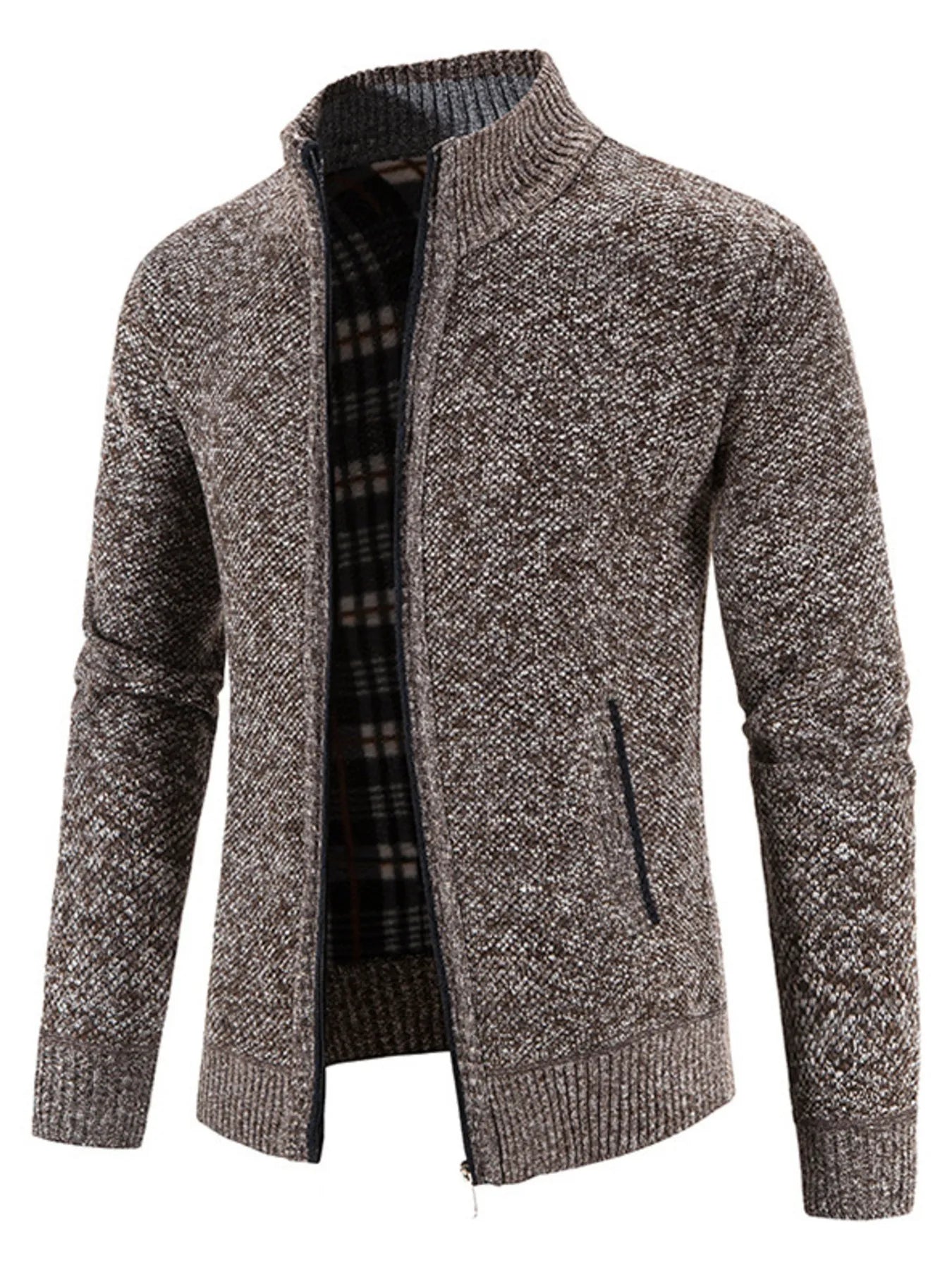 Big and Tall Mens Zipper Sweater