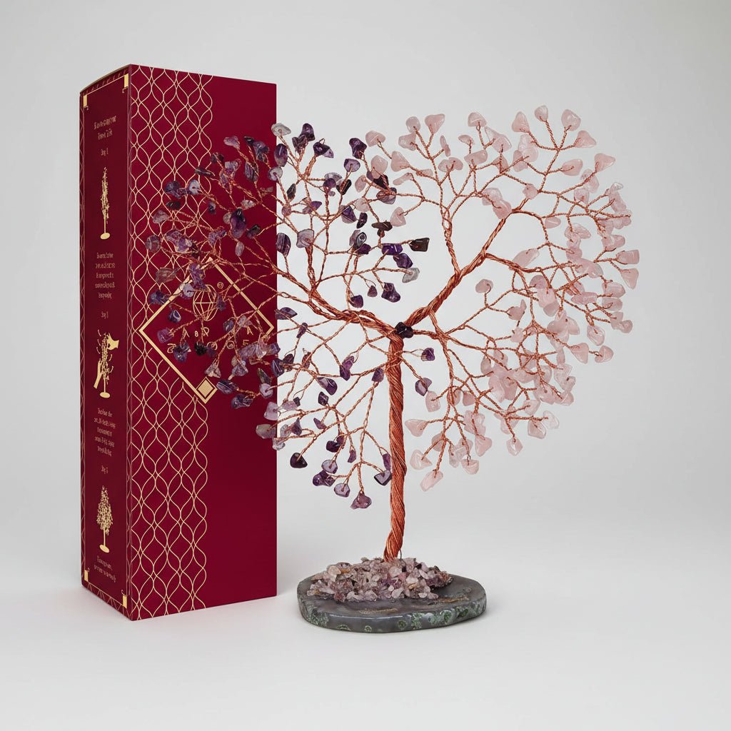 Healing Crystal Gemstone Tree Figurine Decoration