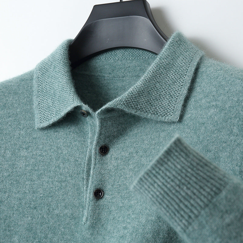 Premium Soft Merino Wool Polo Shirt