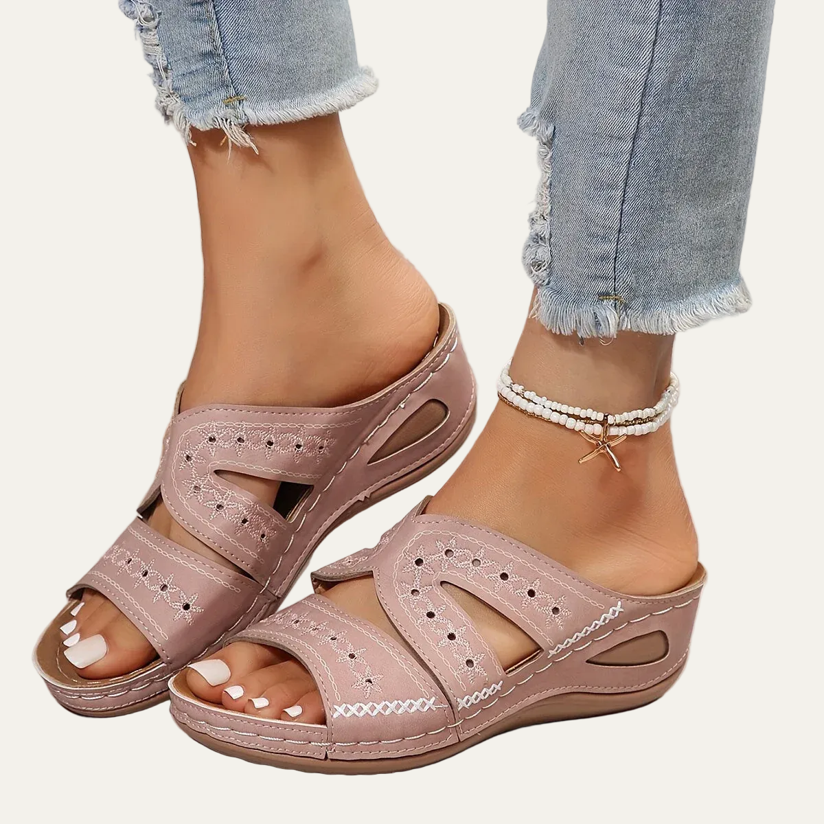 VogeLuxe | Women’s Open Toe Wedge Sandals