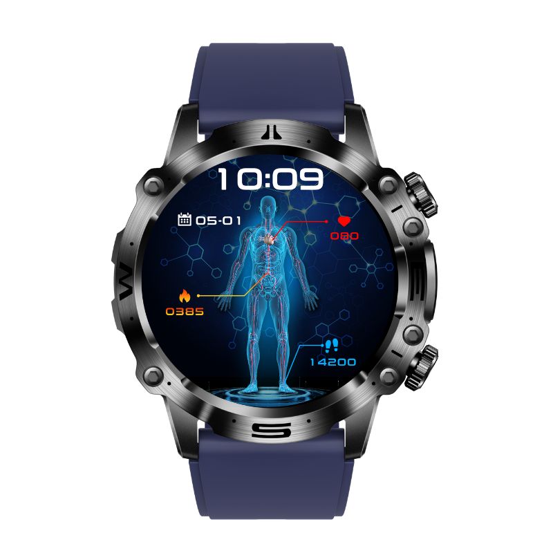 Fitness Tracker Watch with ECG and Health Monitoring