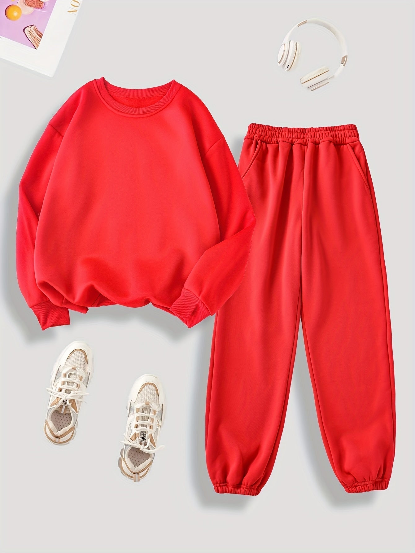 Soft Women's Jogging Suit Relaxed Fit Outdoor Wear