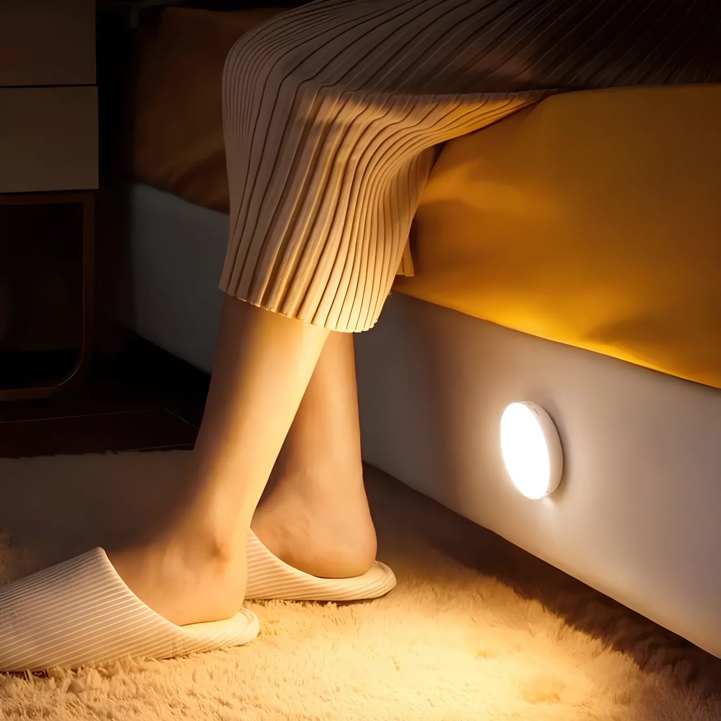 Wireless Automatic LED Night Light USB Rechargeable - VogeLuxe