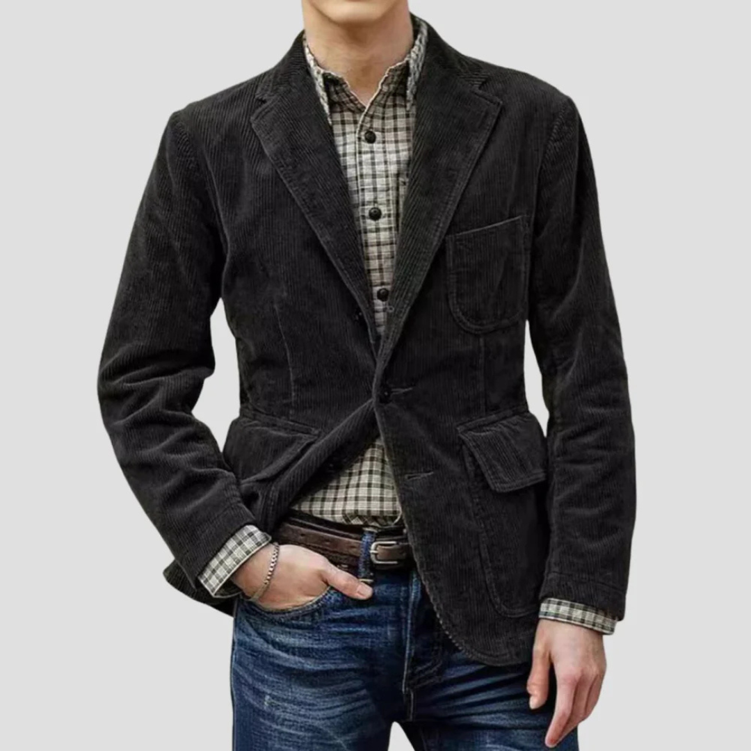 Auben | Textured Corduroy Blazer 4