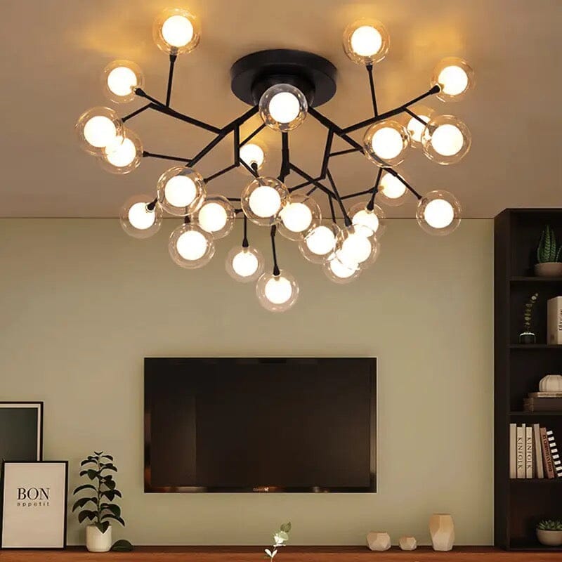 Beautiful Glass Globe Chandelier