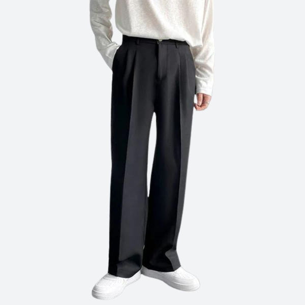 Comfortable Relaxed Fit Men's Wide Leg Pants