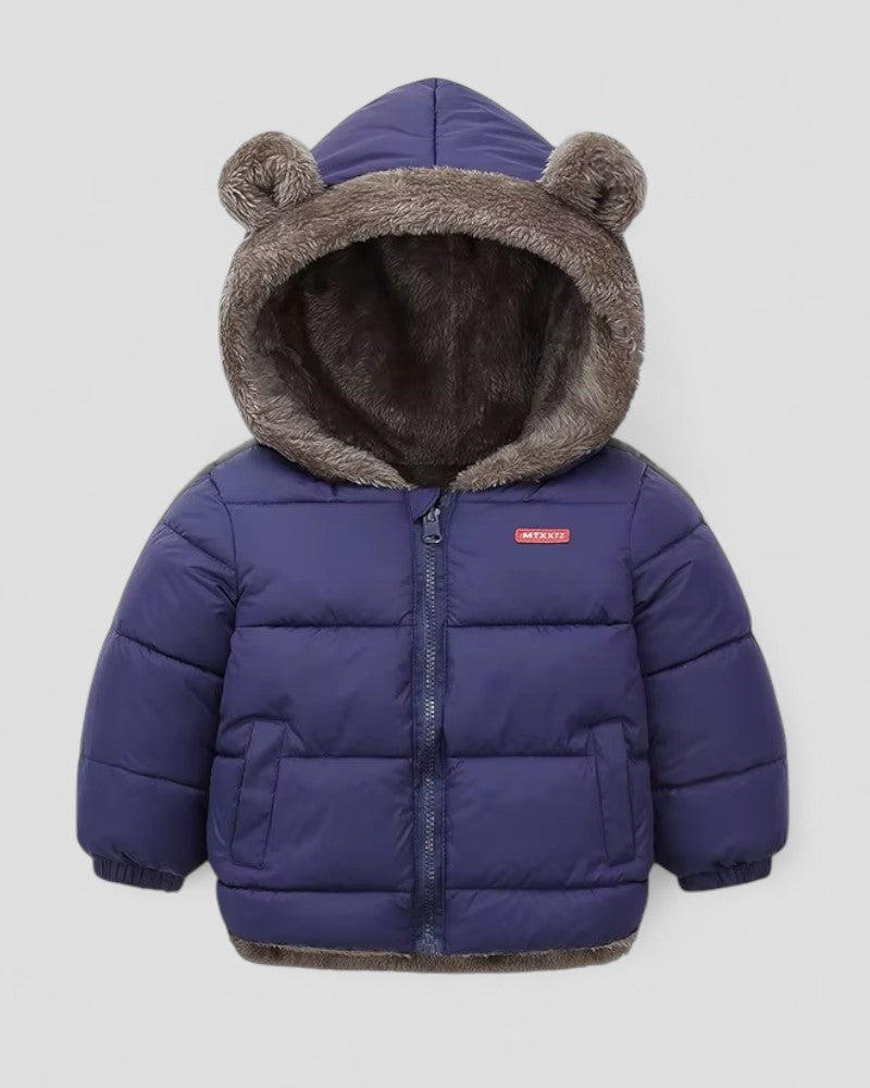 VogeLuxe | Toddler’s Cozy Bear Ear Puffer Jacket